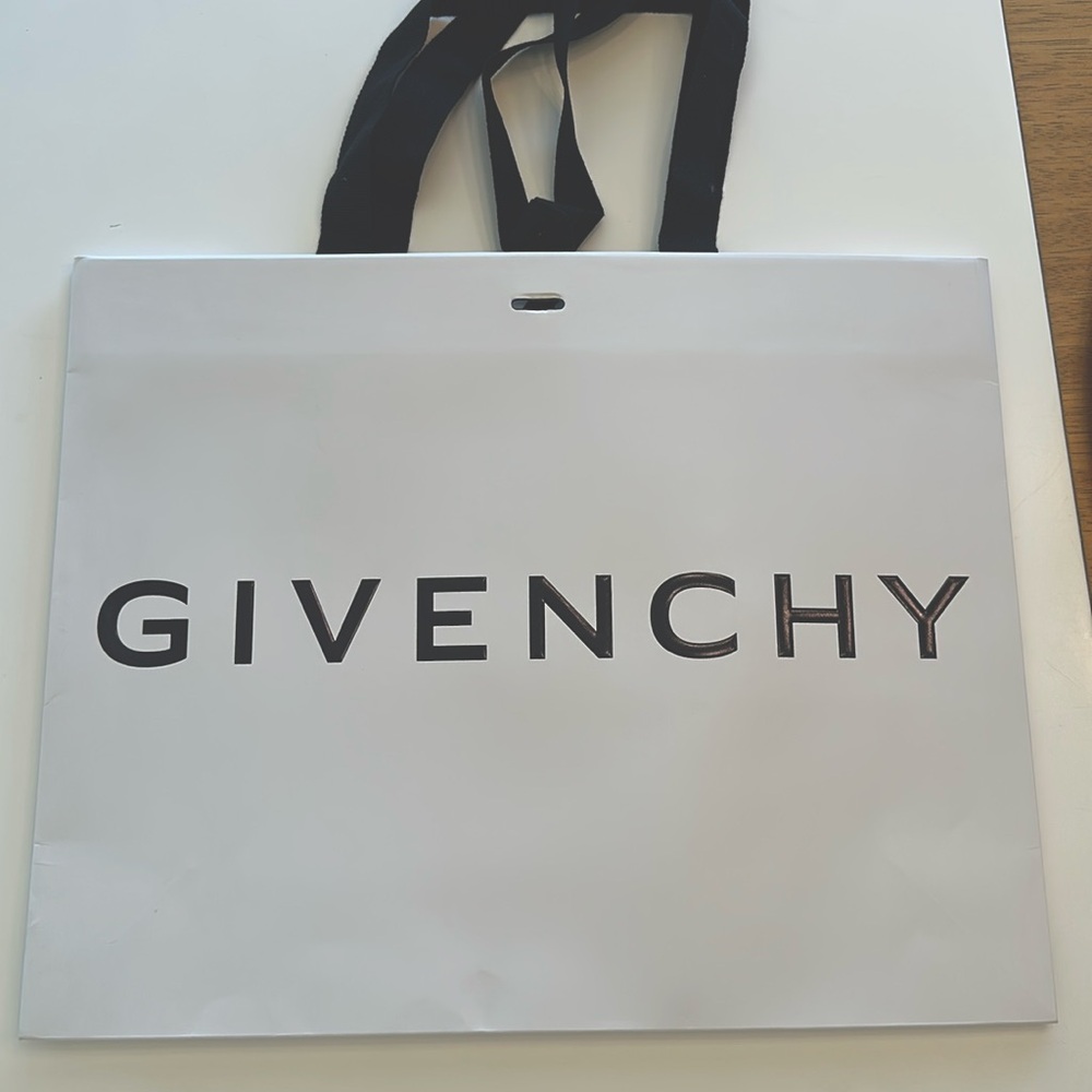Givenchy White Shopping Bag